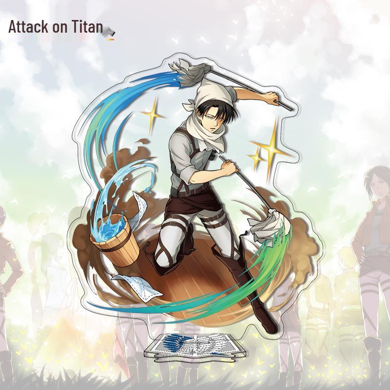 Attack on Titan Anime Acrylic Standee - Cute Cartoon Character Ornament