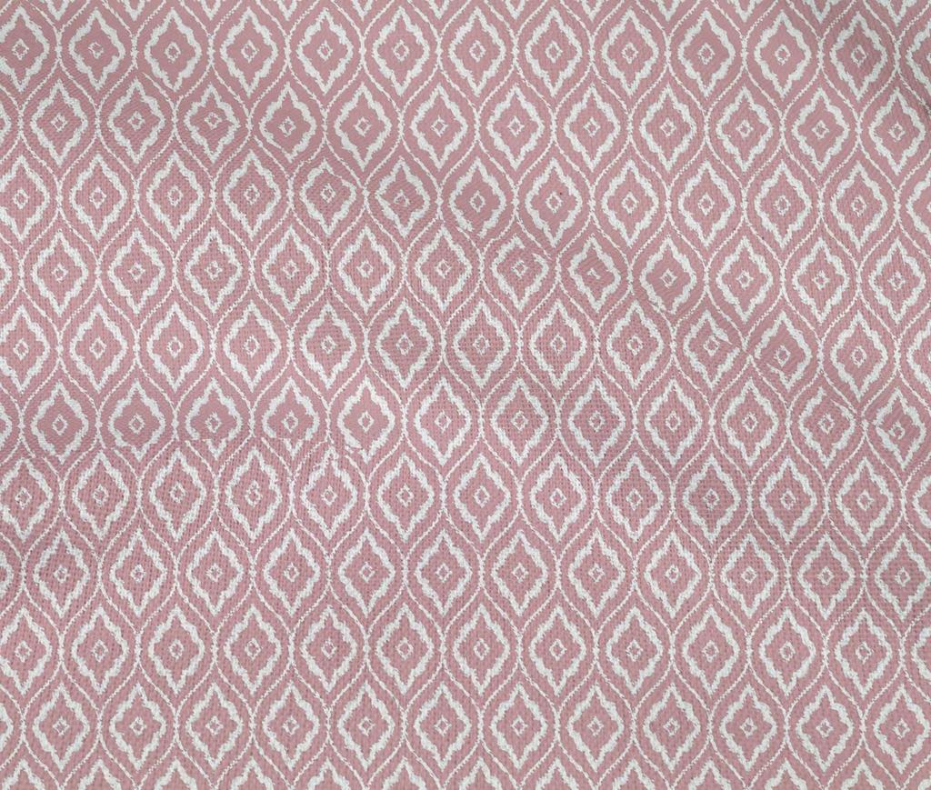 oneOone Cotton Flex Dusty Pink Fabric Block Sewing Material Print Fabric By The Yard 40 Inch