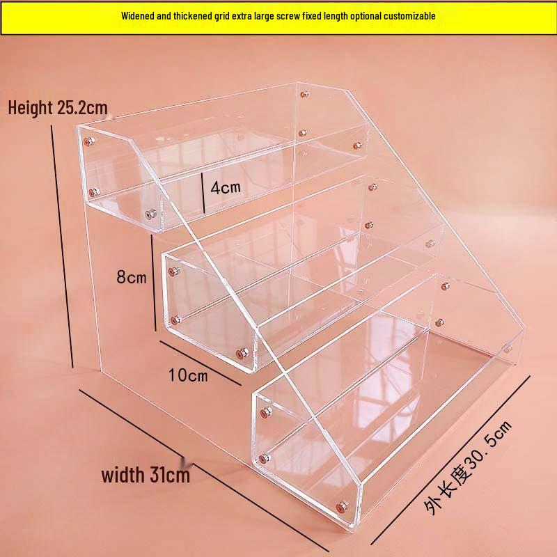 Acrylic Tiered Display Stand for Perfumes & Cosmetics