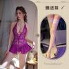 Lace sexy lingerie seduction flirting onesie sexy lingerie