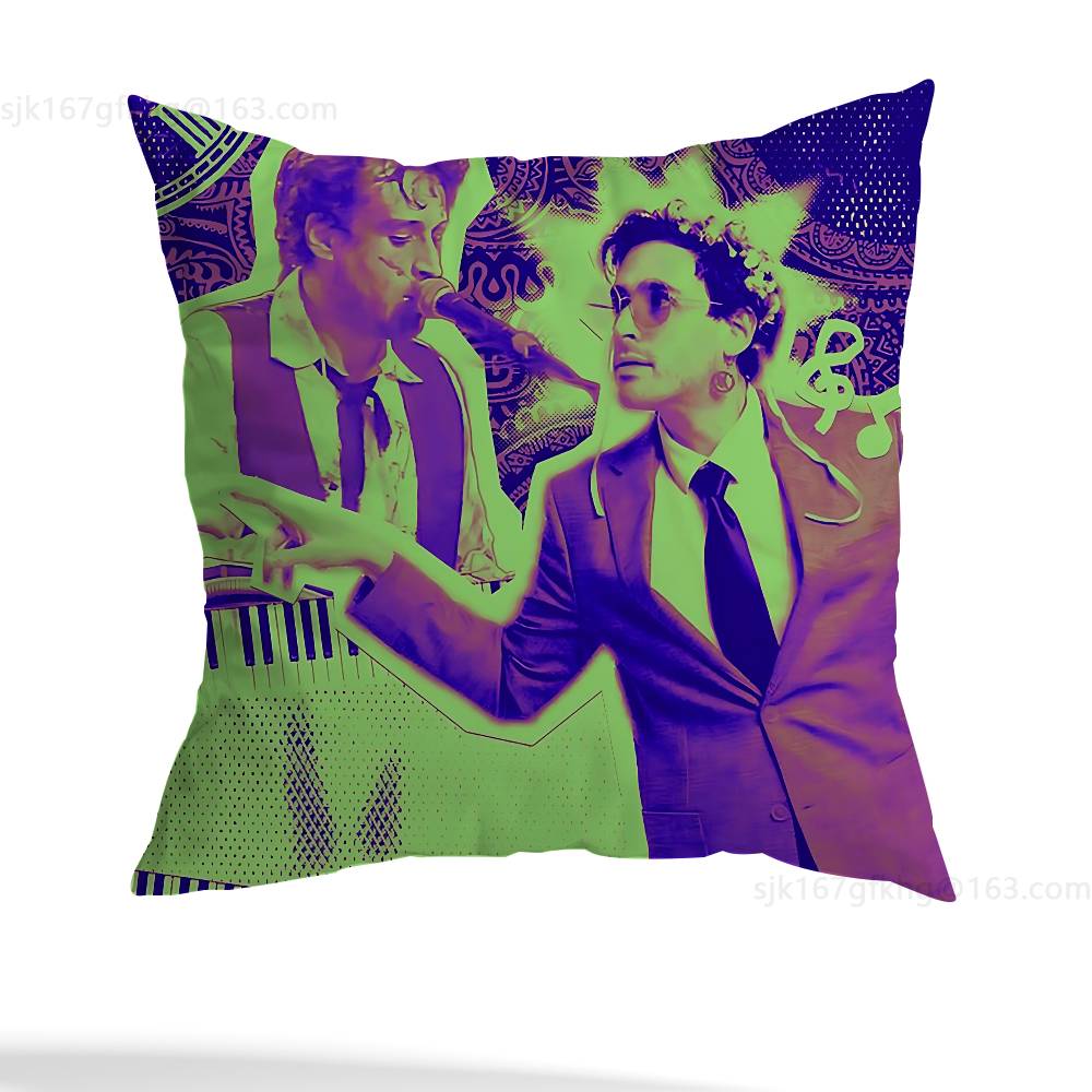 W-Will Wood  Pillow Case Sofa Living Room Bedroom Headboard Backrest Cushion Square Cushion Nap Time