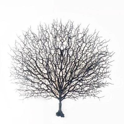 Artificial Coral Sea Fan Coral Decor Artificial Antler Branches Plastic Branch Aquarium Ornament Fish Tank Landscape Decorative Plant Twigs Branch