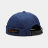 Retro Letter Brimless Docker Cap Cotton Vintage Dome Hat Fashion Skullcap  Outdoor