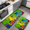 Sesame Street2 Flannel Kitchen Mat Christmas Soft Area Rug Non Slip Floor Carpet Home Decoration
