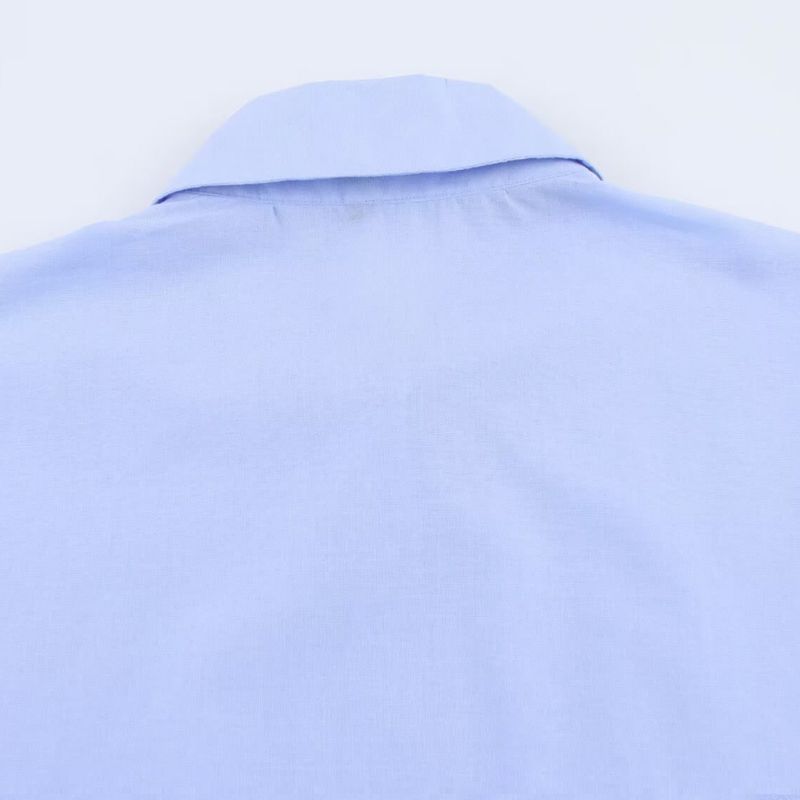 Kaslead New Arrival Women's Fashion Style Fashion Hollowed-out Embroider Poplin Shirt 2435806