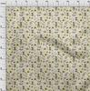oneOone Cotton Flex Light Yellow Fabric Halloween Sewing Material Print Fabric By The Yard 40 Inch