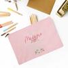 Merci Madame Print Pencil Bag Large Capacity School Stationery Supplies Storage Bags Travel Make Up Bag Year-end Gift for Madame