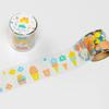 Clear Roll Stickers [05_SMILE35] by Mizutama - Transparent Roll Stickers, 3m Roll, for Planner Decoration, Notebook Collage, Wrapping, and Decoration.