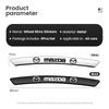 4pcs Aluminum Car Badge Wheel Hub Stickers Auto Rims Decoration Decal For Mazda Speed 3 5 6 BK CX-3 CX-5 CX7 CX-7 Demio Axela MS FF4