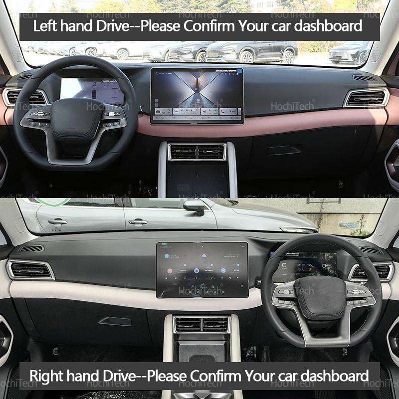 Dashboard Cover Avoid Light Anti-Slip Anti-dirty Mat Pad Sunshade Dashmat Protect for BYD ATTO 2 Yuan Up2024-2025 LHD RHD