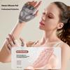 WOSWEIR-Women's Non-Slip Fitness Gloves for Yoga Training Sports Equipment Breathable Thin Half Finger Silicone Shock Absorption