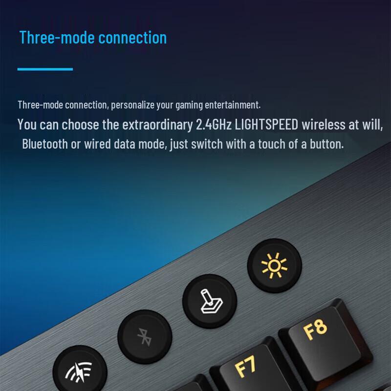 Logitech G915X LIGHTSPEED Tri-Mode Low-Profile Mechanical Gaming Keyboard