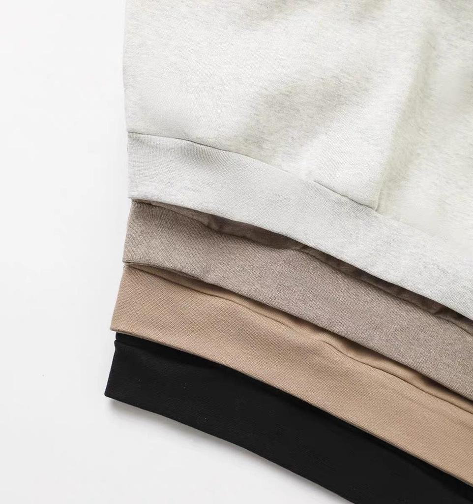 Grünes X FOG Essentials Plus Samt Kapuzenpullover SS24