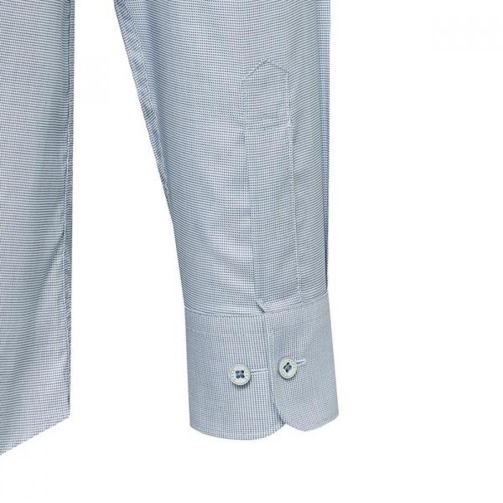 Daks Men S Micro Check Regular Fit Long Sleeve Shirt dma1Shdl122b1
