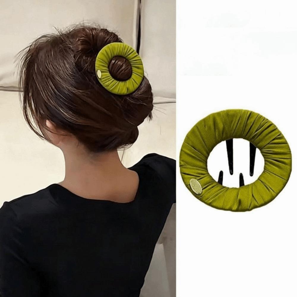 Hair Accessories Hair Clip Round Shape Flexible Hair Clip Soft Clips for Lying Down and Driving