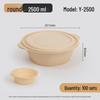 Biodegradable Disposable Food Containers with Lids