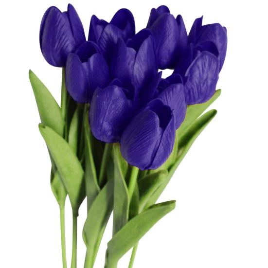 10Pcs/Set Artificial Tulip Flowers Home Wedding Party Decor Gift Photograph Prop