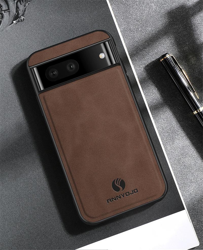 Pouzdra Pro Google Pixel 9 Pro XL Magnetické Matné Kožené Pouzdro na Telefon Pro Pixel 8 7 Pro 8A 7a 6 9 Pro Měkký Silikonový Nárazník Kryt Ochrany Objektivu Fotoaparátu