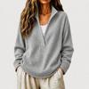 Women S Casual Knit Cardigan Deep V Neck Long Sleeve Loose Fit Mid Length