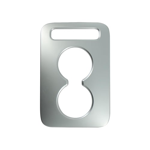 SWD-DG Nissan X-Trail Rear Cup Holder Drink Holder Cover Interior Panel X-TRAIL T33/SNT33 ABS 1P [Silver] X-TRAIL01-S