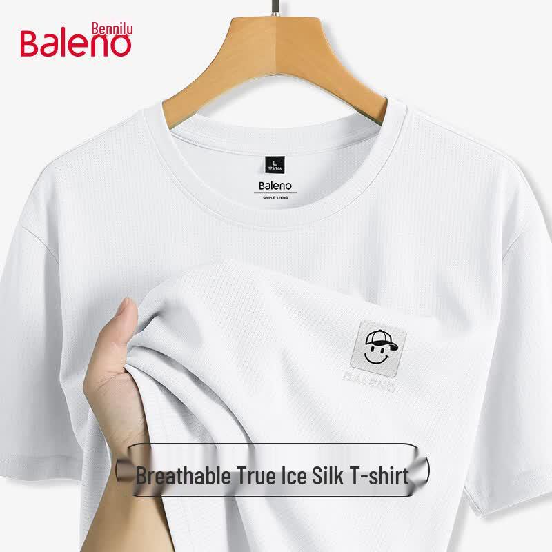 Baleno Men's Ice Silk Mesh Short Sleeve T-Shirt