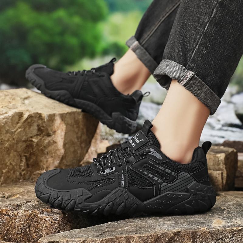 Men Outdoor Casual Mesh Shoes Breathable Walking Sneakers Lightweight Travel Comfort Shoes Daily Wear 39 To 44