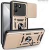 Slide Lens Armor Funda for Tecno Pova 7 4G Case for Tecno Pova7 4G Case Magnetic Ring Stand Holder Cover Shockproof Capa