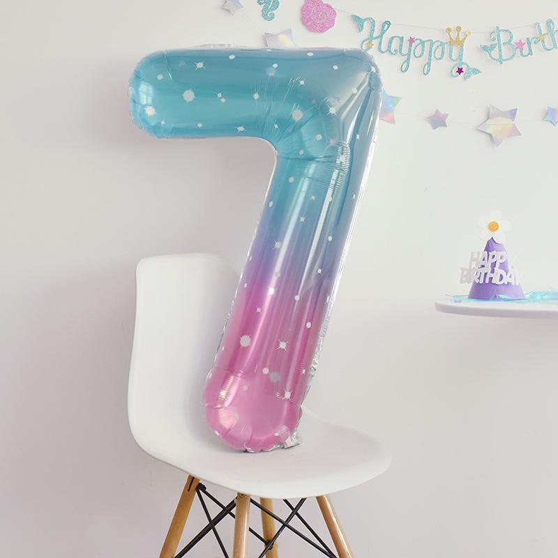 Korean-Style Macaron Color Bow Balloons for Baby Birthday Party Decor