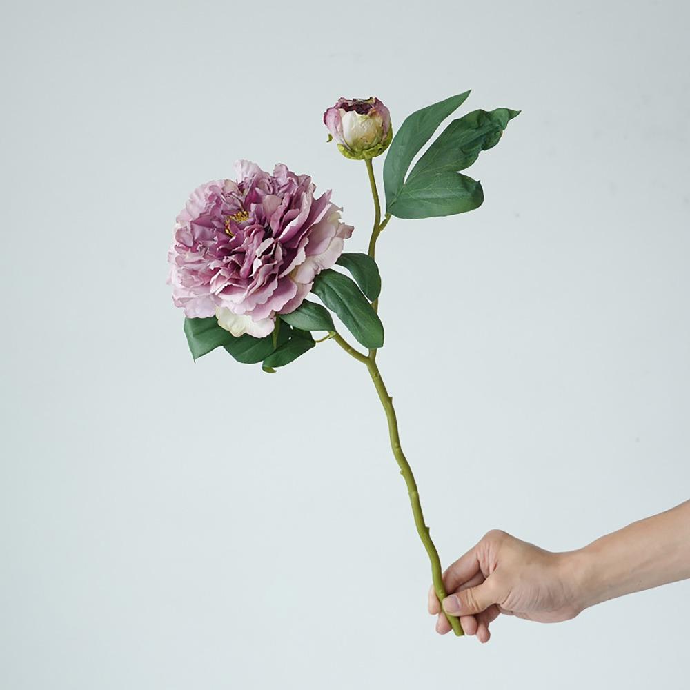 49CM Peony Artificial Flowers Big Peonies Fake Flowers Simulation  For Wedding Home Decoration