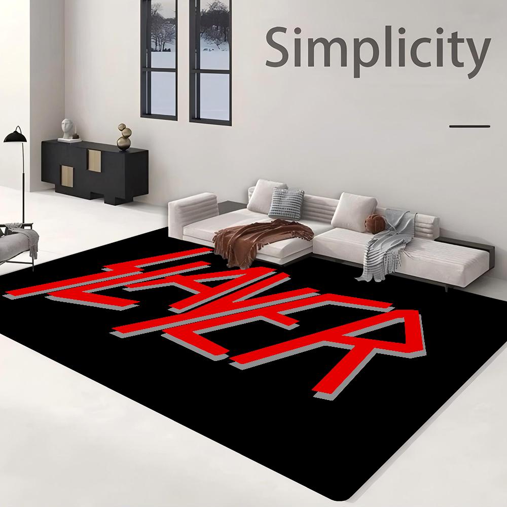 S-Slayer Heavy Metal Band Music Room Mats Nordic Style Home Doormat Bathroom-Toilet Mats Bedroom Hotel Decor Mat