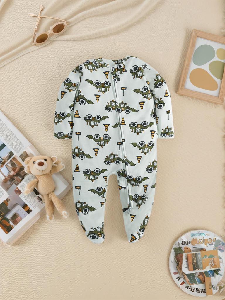 Baby Long Sleeve Cotton Rompers - Four Seasons Pajamas Homewear for Girls