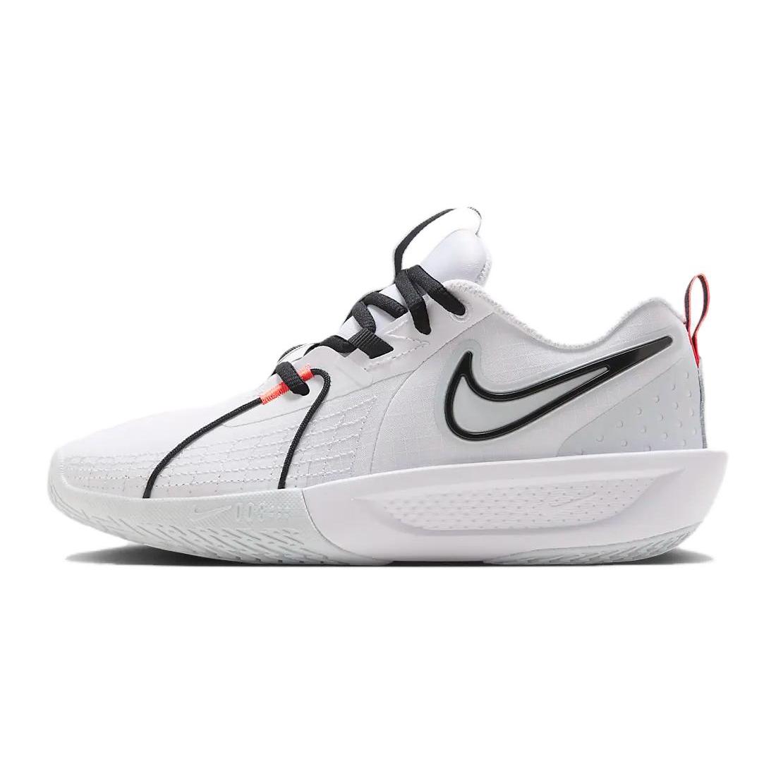 

Найк ГТ. Кроссовки для баскетбола для детей Nike Cut 3 GS, удобная амортизация, износостойкие, низкие, белые FD7033-100 33