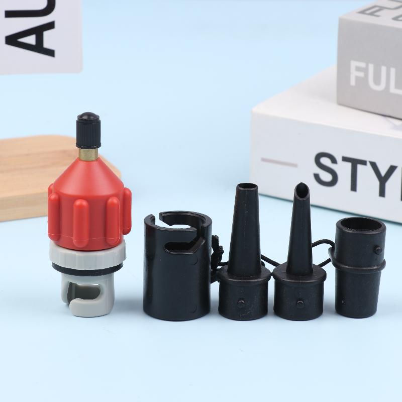 Air Valve Adaptor For SUP Board Inflatable Pump Adapter Paddle Boat Kayak Air Valve Pump Tire Air Connector Combo Kit