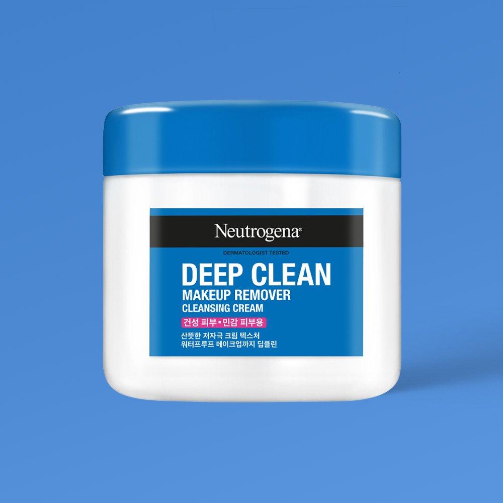 Neutrogena Deep Clean Cleansing Cream 285mL [Oil-free, Moisturizing, Hypoallergenic]