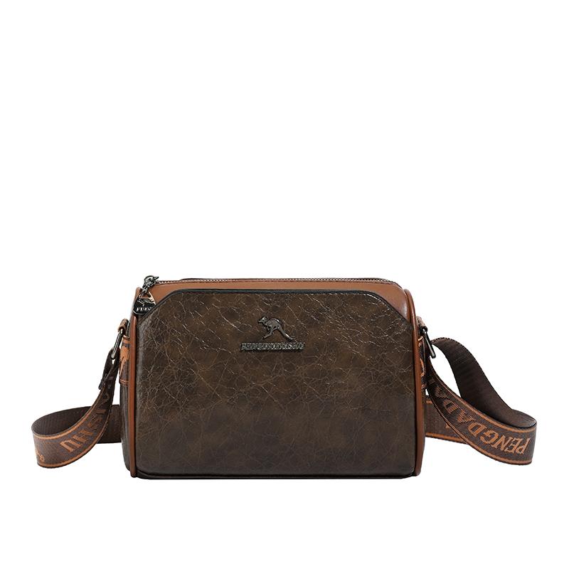 Women's shoulder bag Women's bag retro double-sided pillow bag large capacity solid color shoulder bag crossbody bag Sac A Main