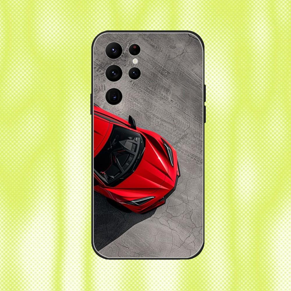 C-CorvetteS C8 C6 Cars Phone Case For Samsung S 25,24,23,22,30,21,10,9,Ultra,Plus,Lite,FE,4,5G Black Soft Case