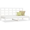 VidaXL Daybed White 90x200 Cm Solid Pine Wood 3107906