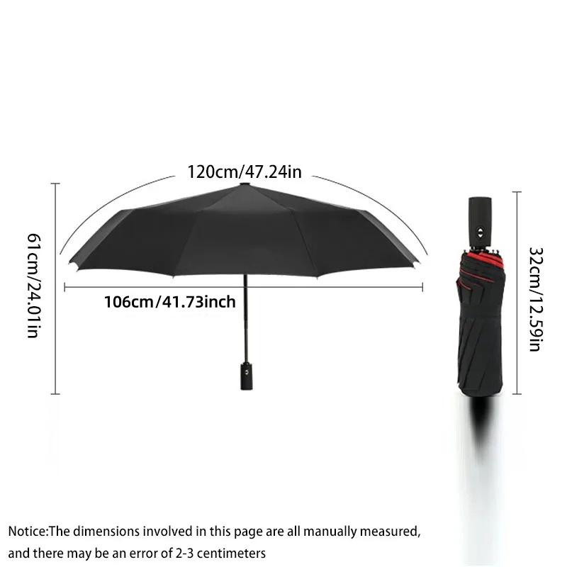 10-bone Double-layer Umbrella Outdoor Parasol Fully Automatic Opening and Closing of Windproof and Rainy Umbrella