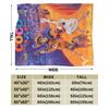 Cartoon Coco Day of The Dead Knitted Blankets  Plush Throw Blankets Bedding Couch Decoration Soft Warm Bedspreads,