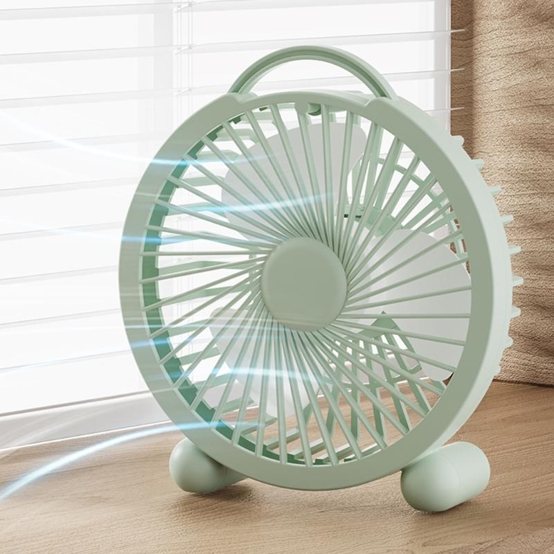 Mini Desktop USB-Ventilator mit ergonomischem Griff Hohe Windzirkulation für Innen- und Außengebrauch