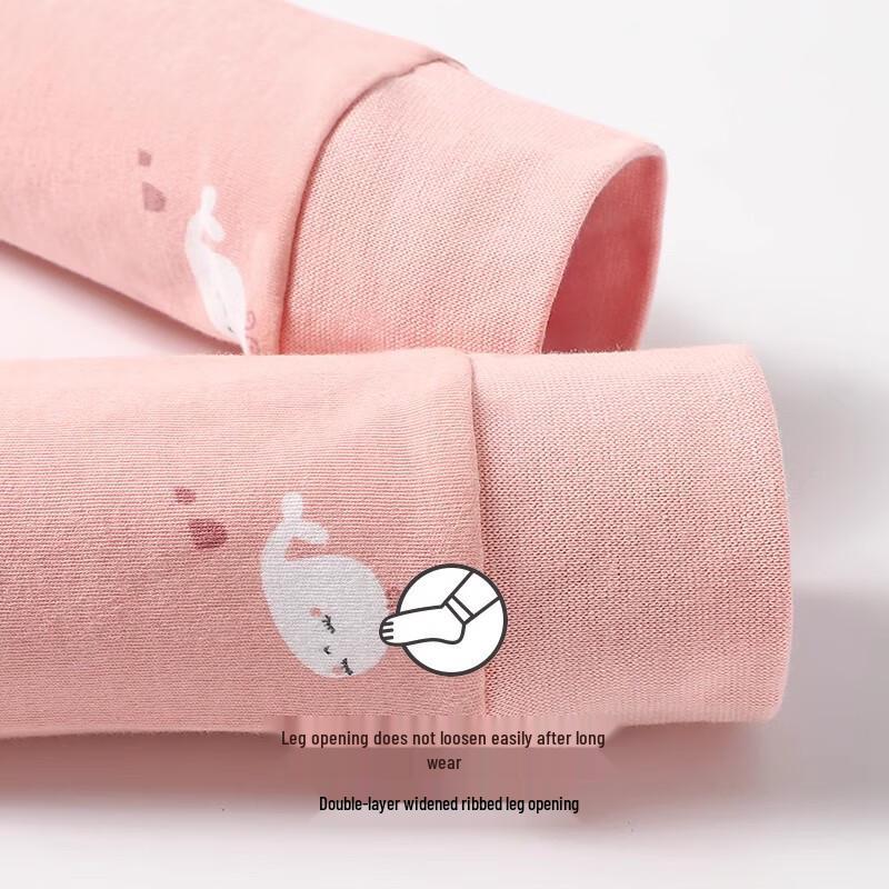 Xueqiman Mädchen Thermoleggings aus 100% Baumwolle