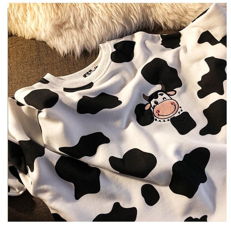 cow hide moletom com capuz
