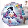 1pc Eeyore Automatic 3-Fold Umbrella Design, Cute Cartoon Pattern, Portable Outdoor Umbrella, Perfect, Holiday Gift for Disney fans.J033