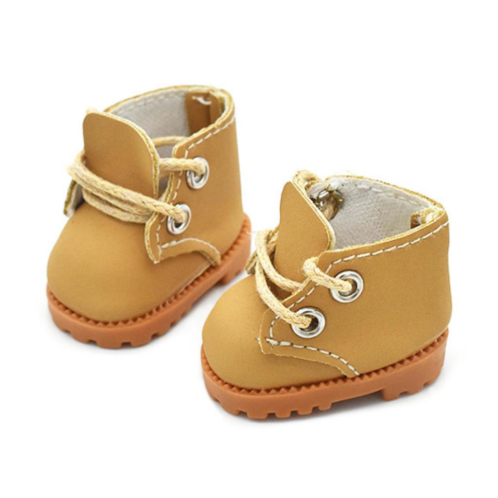 AXLUCE Lovebu Plush Toy with Shoes, Clothes, and Boots, 17cm (Camel)