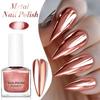 7ML Kovový Gel na Nehty Stříbrný Zlatý Zrcadlový Lak na Nehty Soak Off Gel Lak na Nehty