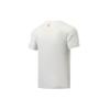 Li Ning Laufserie Reflektierendes Strick-Sport-Kurzarm-T-Shirt Herren Tops Weiß ATSR485-1