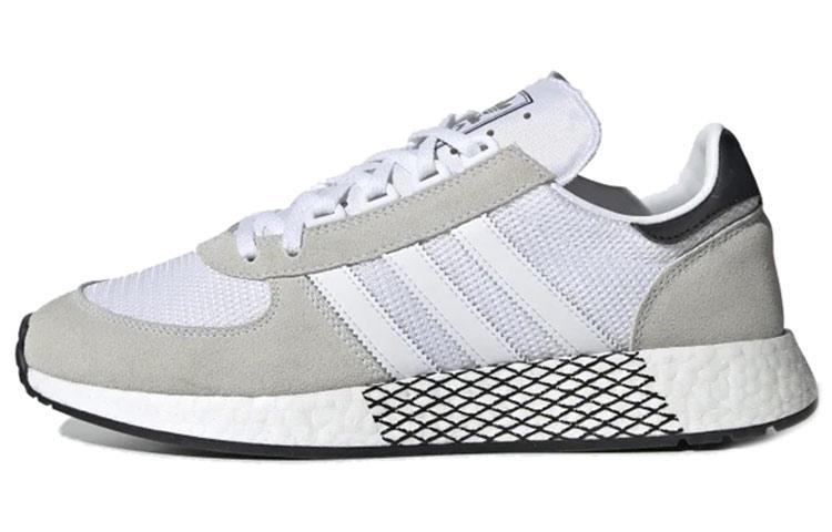 

Adidas Originals MARATHON TECH Slip Resistant Lightweight Non slip Lightweight Low top Casual Shoes Unisex Gray White EE4925 46