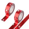 DreaModes Hologram Tape, Red, Adhesive, Glitter Tape, Glitter, Decoration, OPP Tape, Wrapping Stickers, 2
