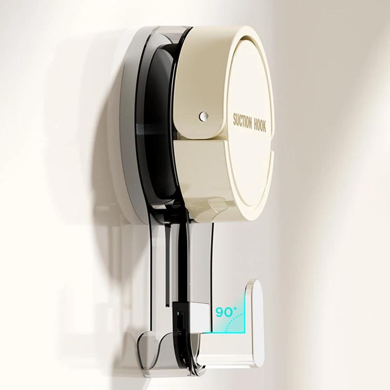 1/2/3PCS Suction Cup Hooks No Punching Wall Hooks for Bathroom Kitchen Bedroom Reusable Towel Clothes Hanger Hook Home Organizer