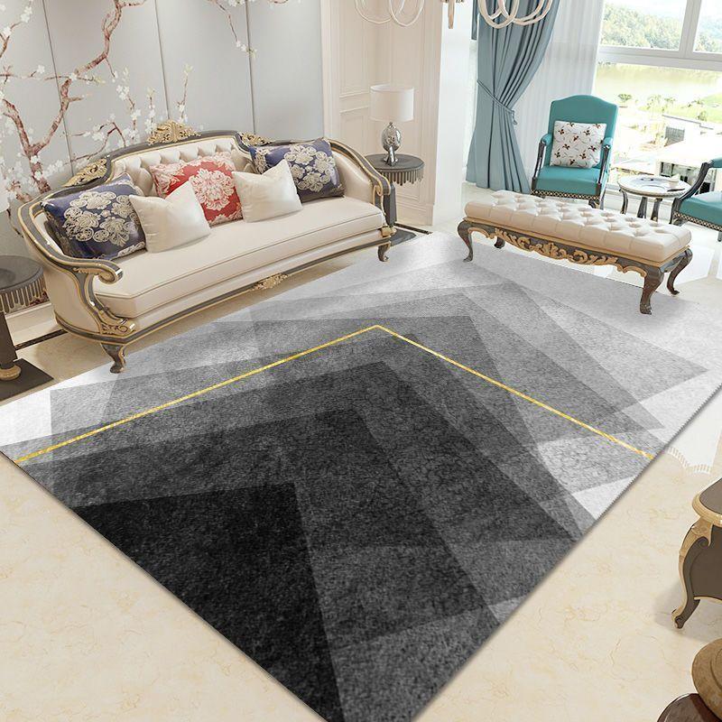 Covor Decorativ Geometric Modern pentru Sufragerie Covor Antiderapant pentru Camere Covor de Casă Covoraș pentru Mese de Cafea Mari Curățare Ușoară